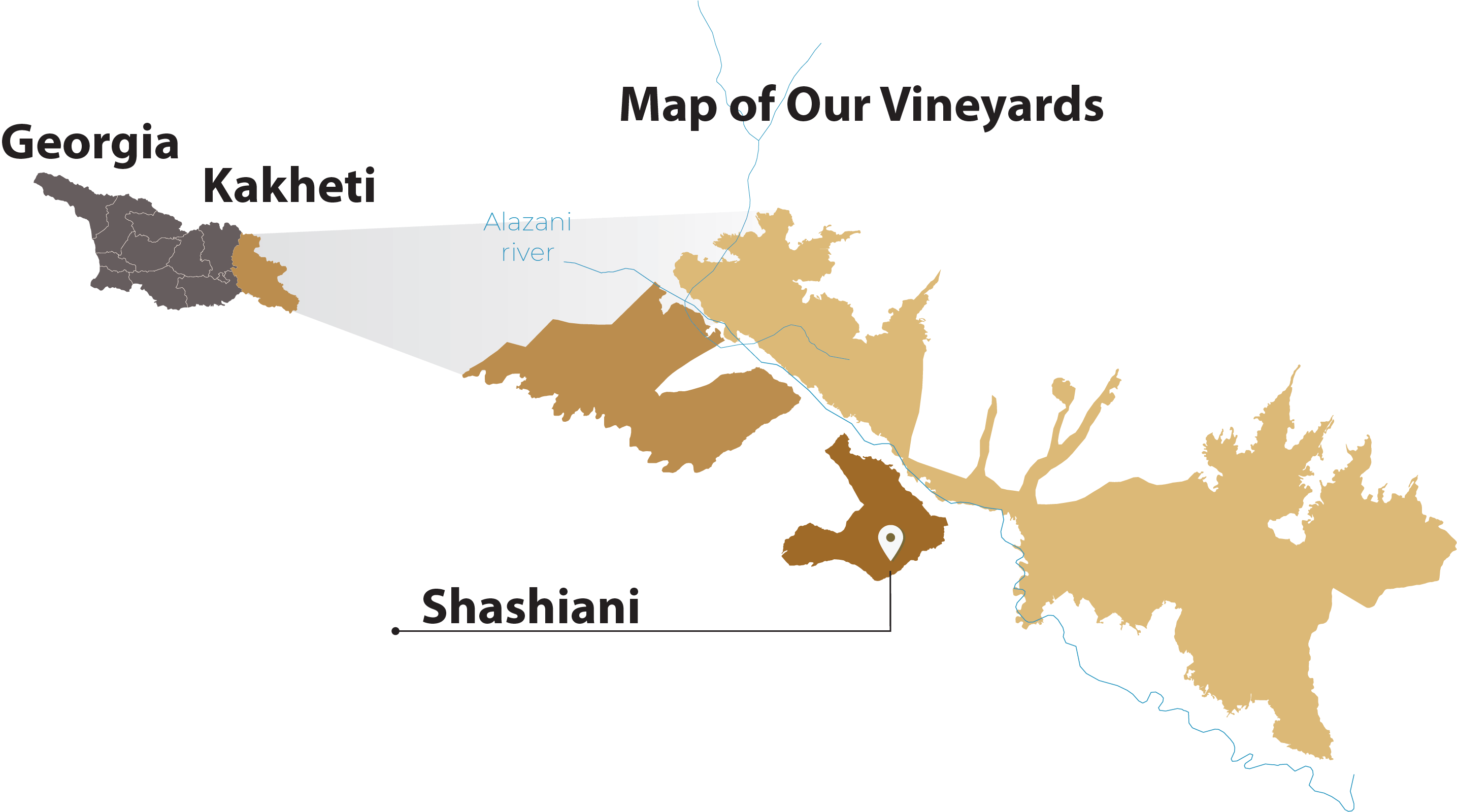 Map of vineyards