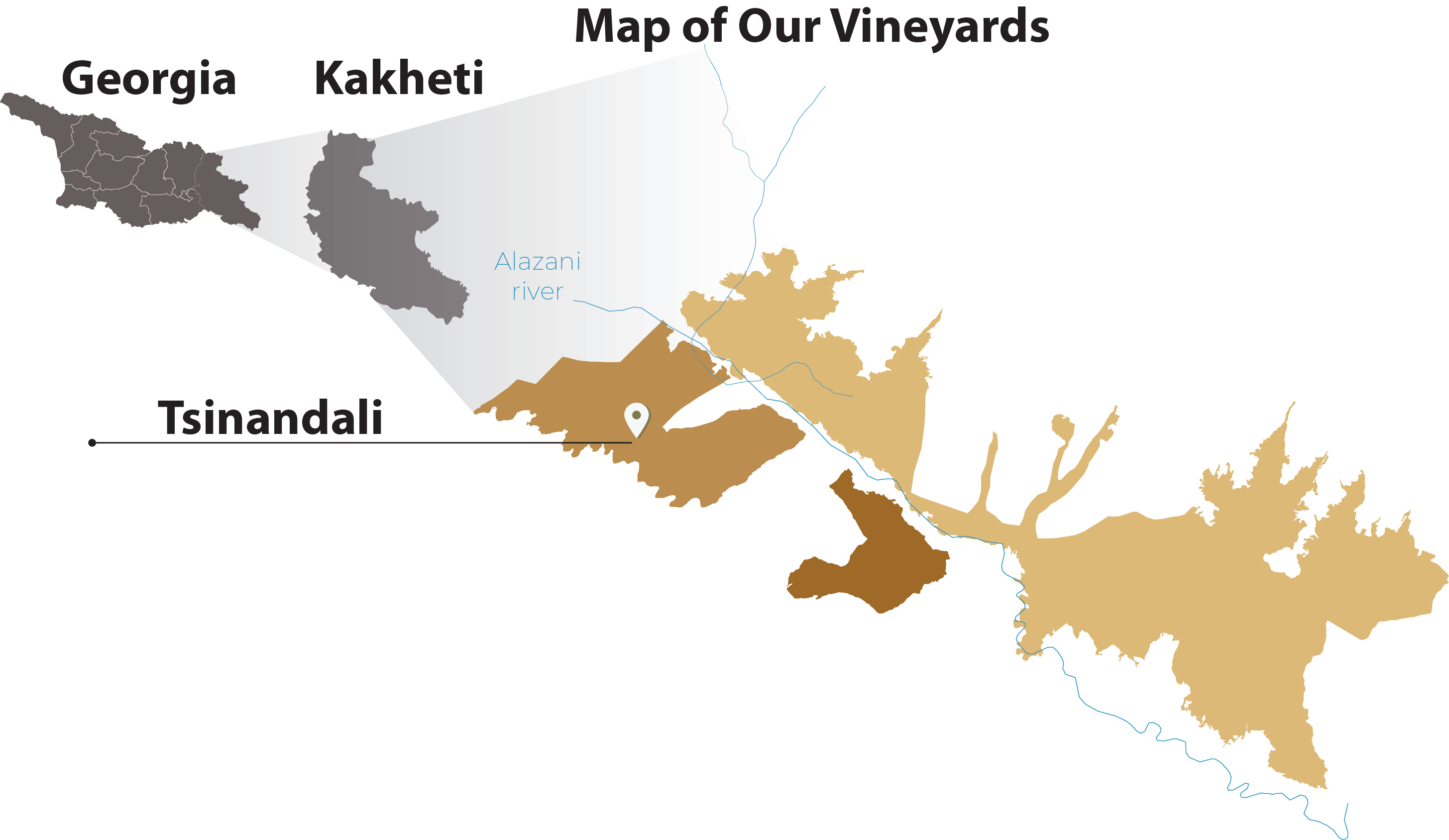 Map of vineyards