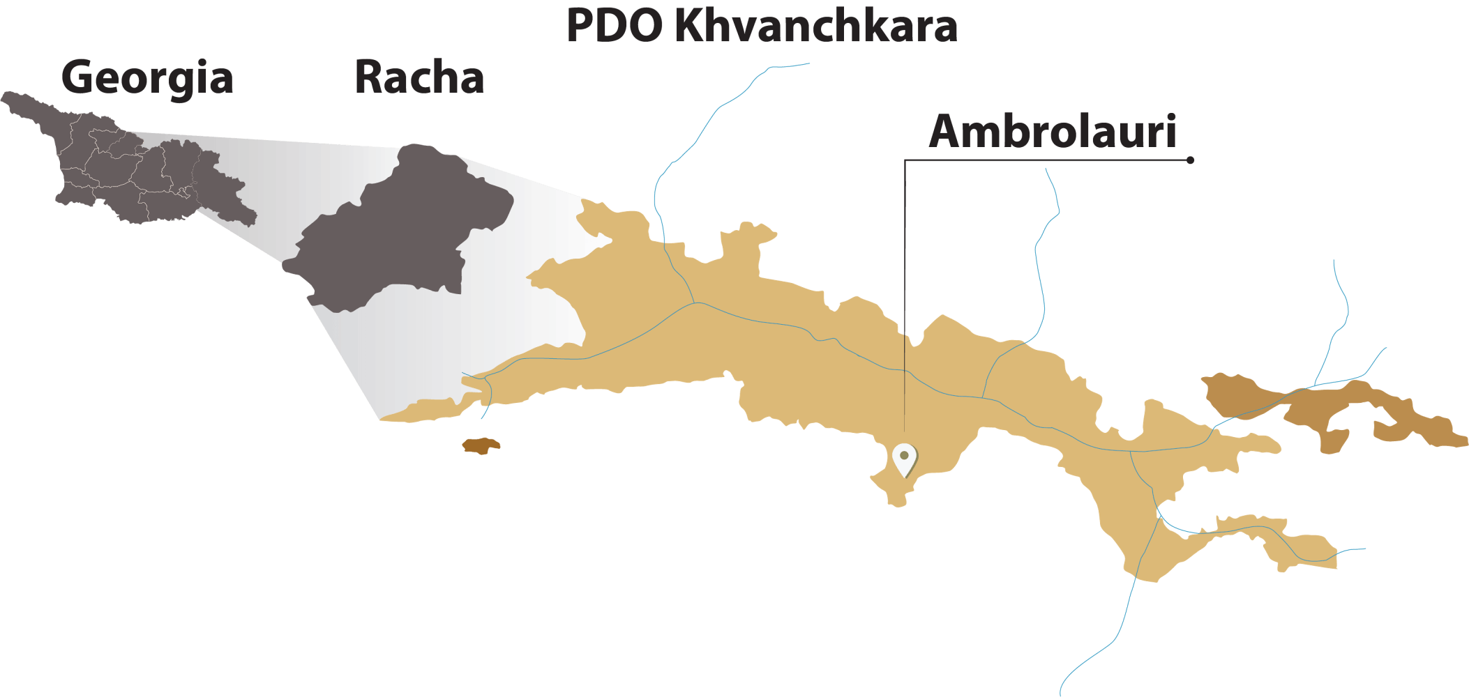 Map of vineyards